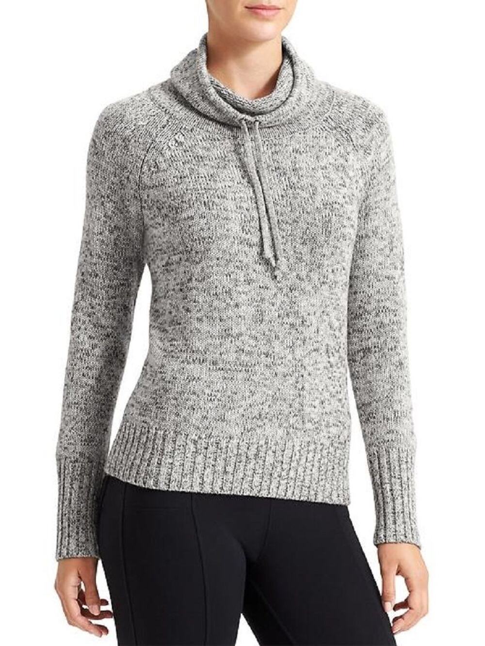 Athleta Traverse City Merino Wool Sweater,Grey Heather Marl SIZE XL #102663 E921